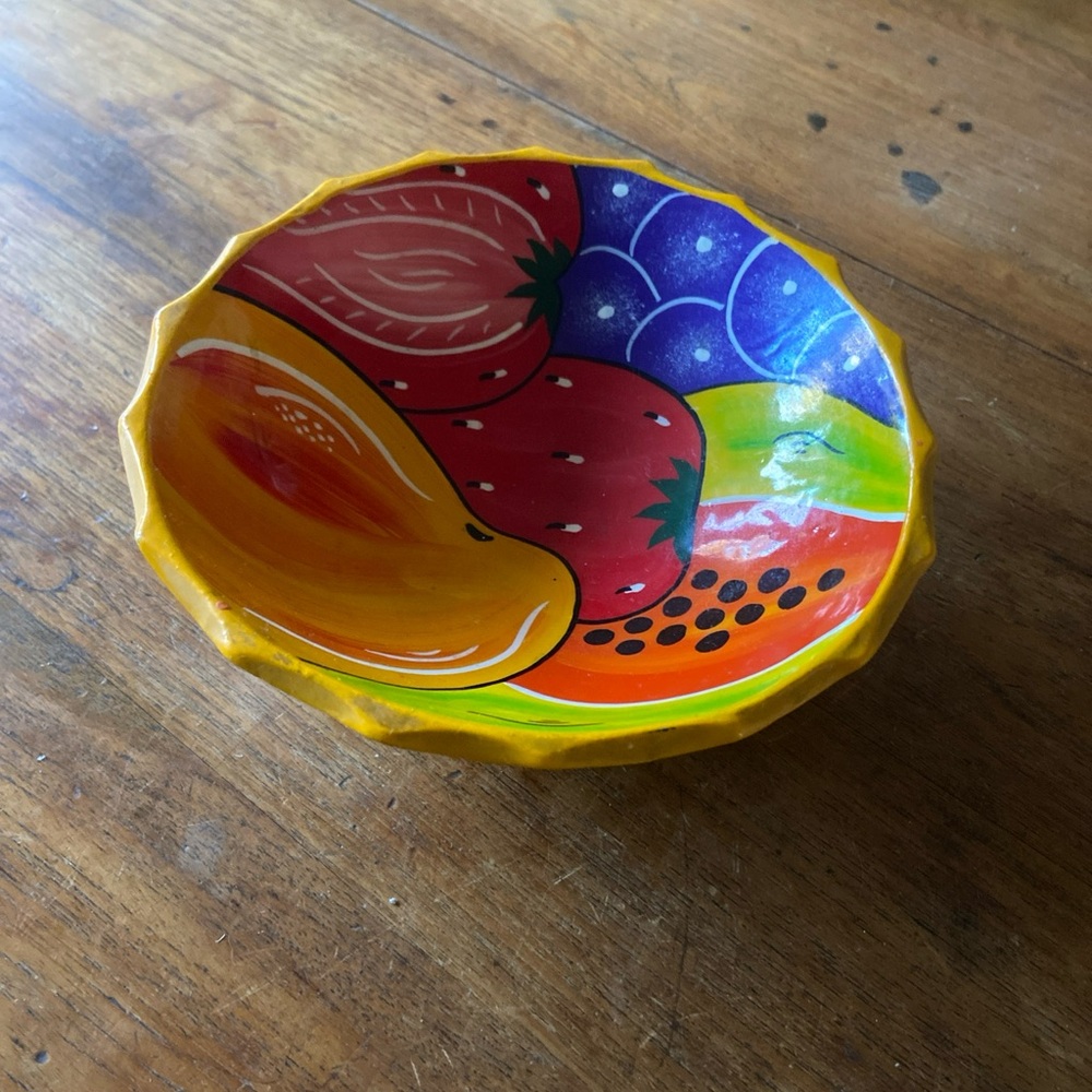 Mexican Pottery Footed Bowl